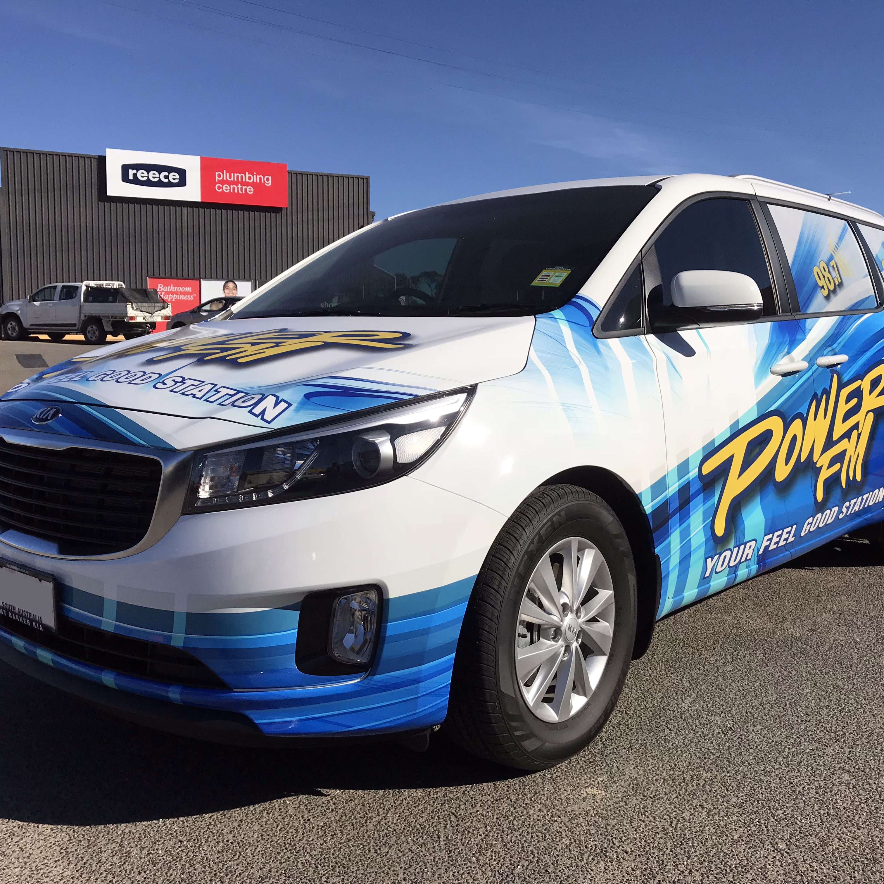 PowerFM Vehicle Signage