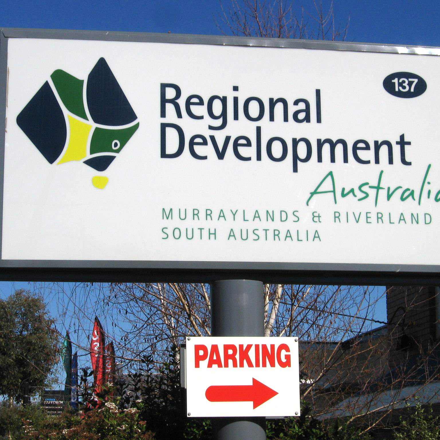 Regional Development Australia Lightbox Sign